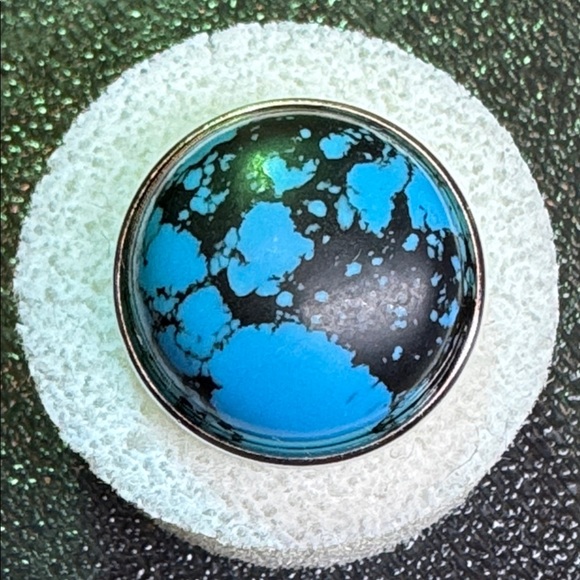 NUGZ USA Jewelry - NUGZ USA 20mm Blue & Black Faux stone #3
